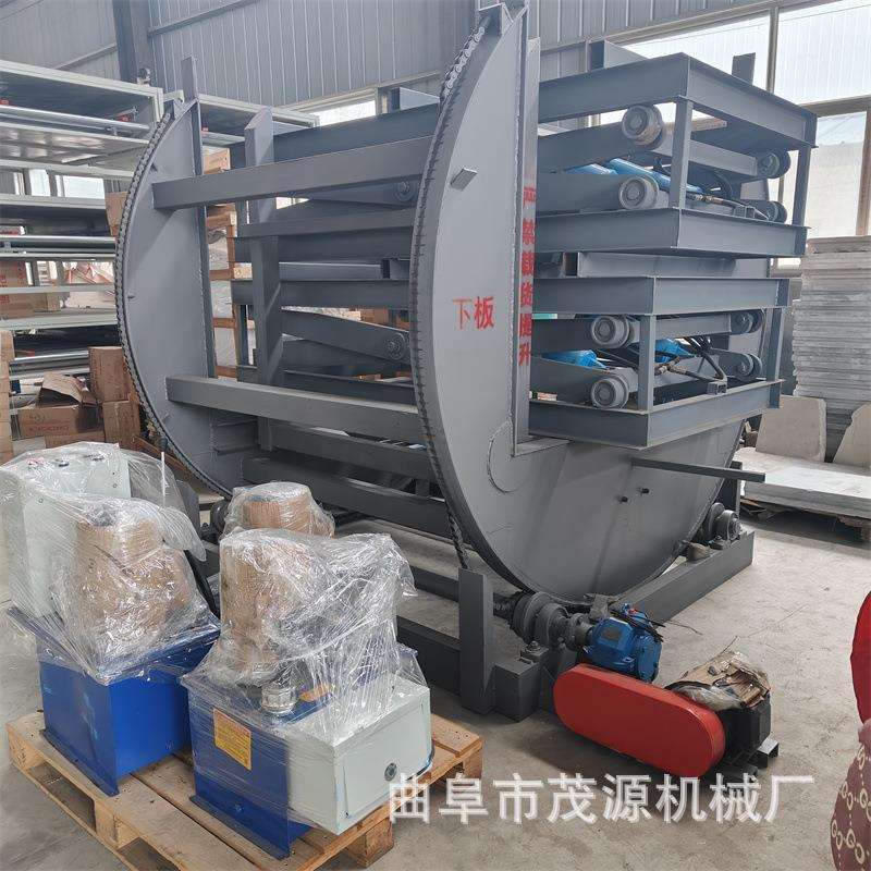 金属板木板液压翻面机U型液压翻板机人造板石塑板自动翻转机