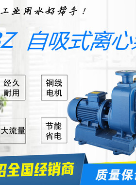 通用排灌BZ直联式清水自吸泵管道离心泵抽水泵增压泵全自动抽水机