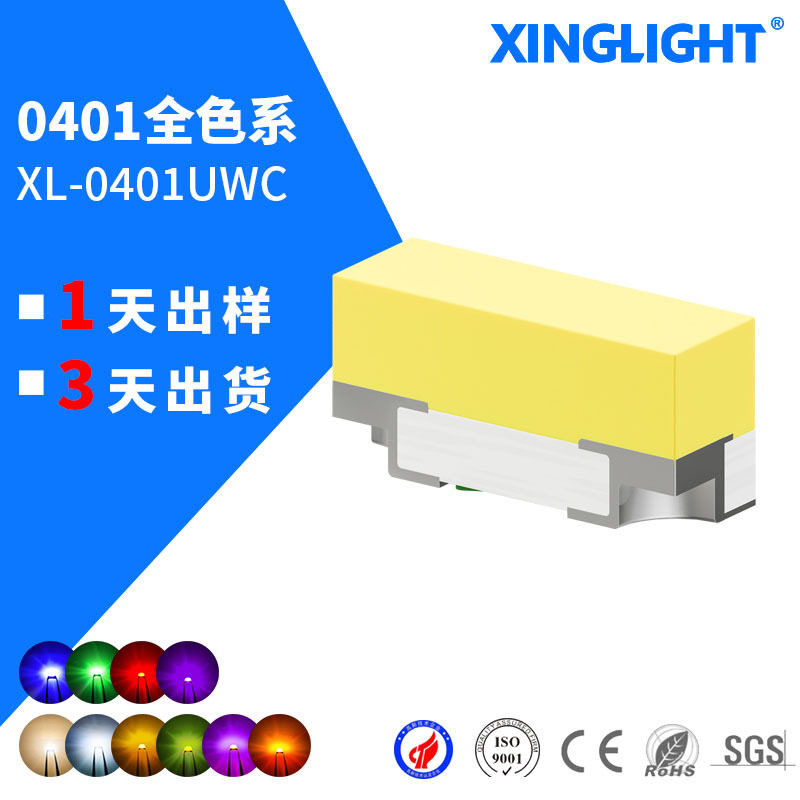 0401贴片LED多色发光二极管