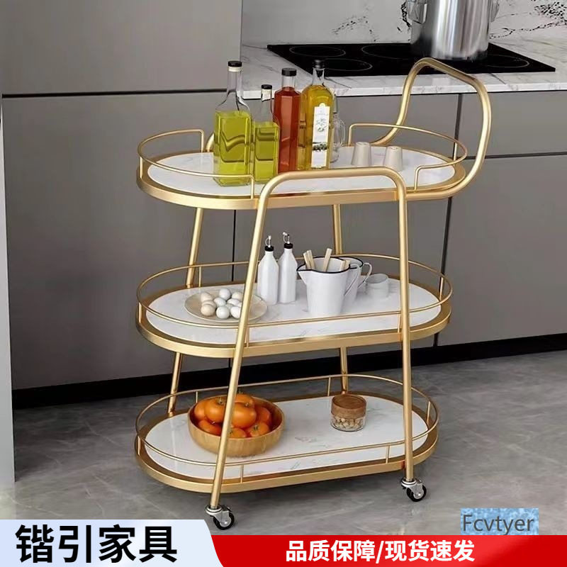 锴引小推车会酒店高档北欧三层所送餐车酒水商用餐车移动餐厅家用