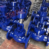 法兰手动阀调节阀 手动调节阀 DN25蒸汽式 T40H 16C