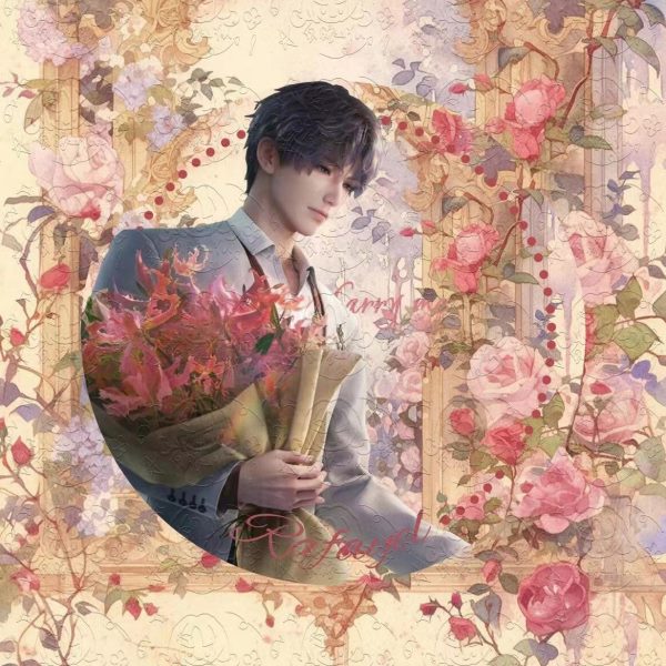 恋与深空周边祁煜黎深沈星回双闪75mm吧唧徽章装饰摆件送闺蜜礼物