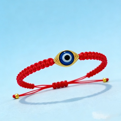 土耳其风格恶魔之眼红绳EvilEye