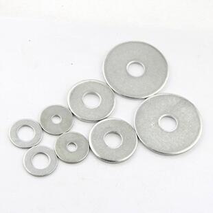 金属镀锌平垫片垫圈加厚加大边平垫圆形铁螺丝垫子M6810121620M48