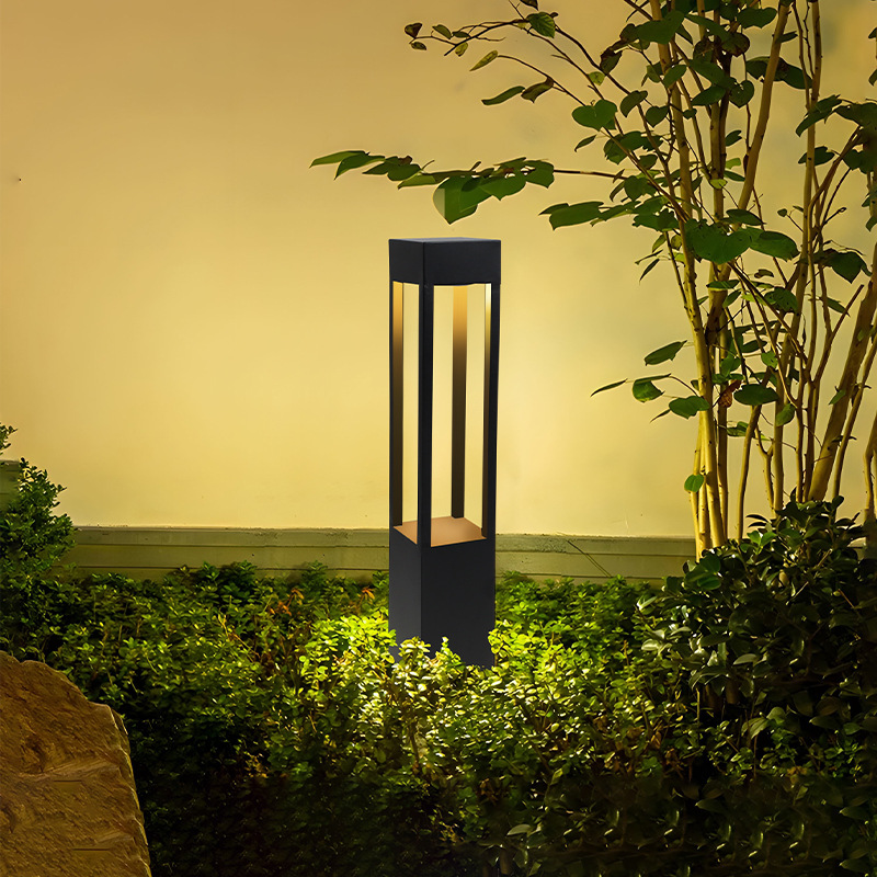 太阳能草坪灯户外防水草地花园景观灯简约现代庭院灯家用别墅路灯