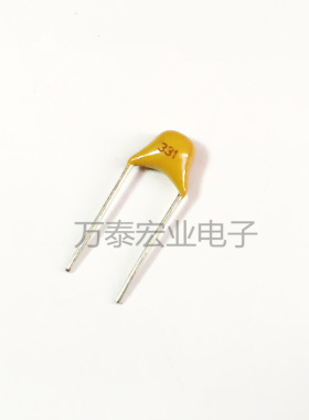 独石电容331 50V331K 330PF P5MM CT4积层电容