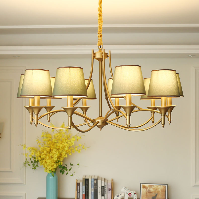 美式吊灯简约客厅主灯设计师款大气卧室餐厅田园乡村欧式轻奢灯具