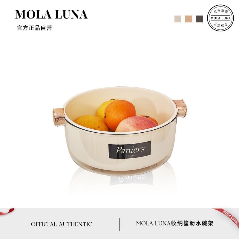 MOLA.medicine.沥水篮蔬菜水果盘多功能收纳筐沥水碗架 | 黛医