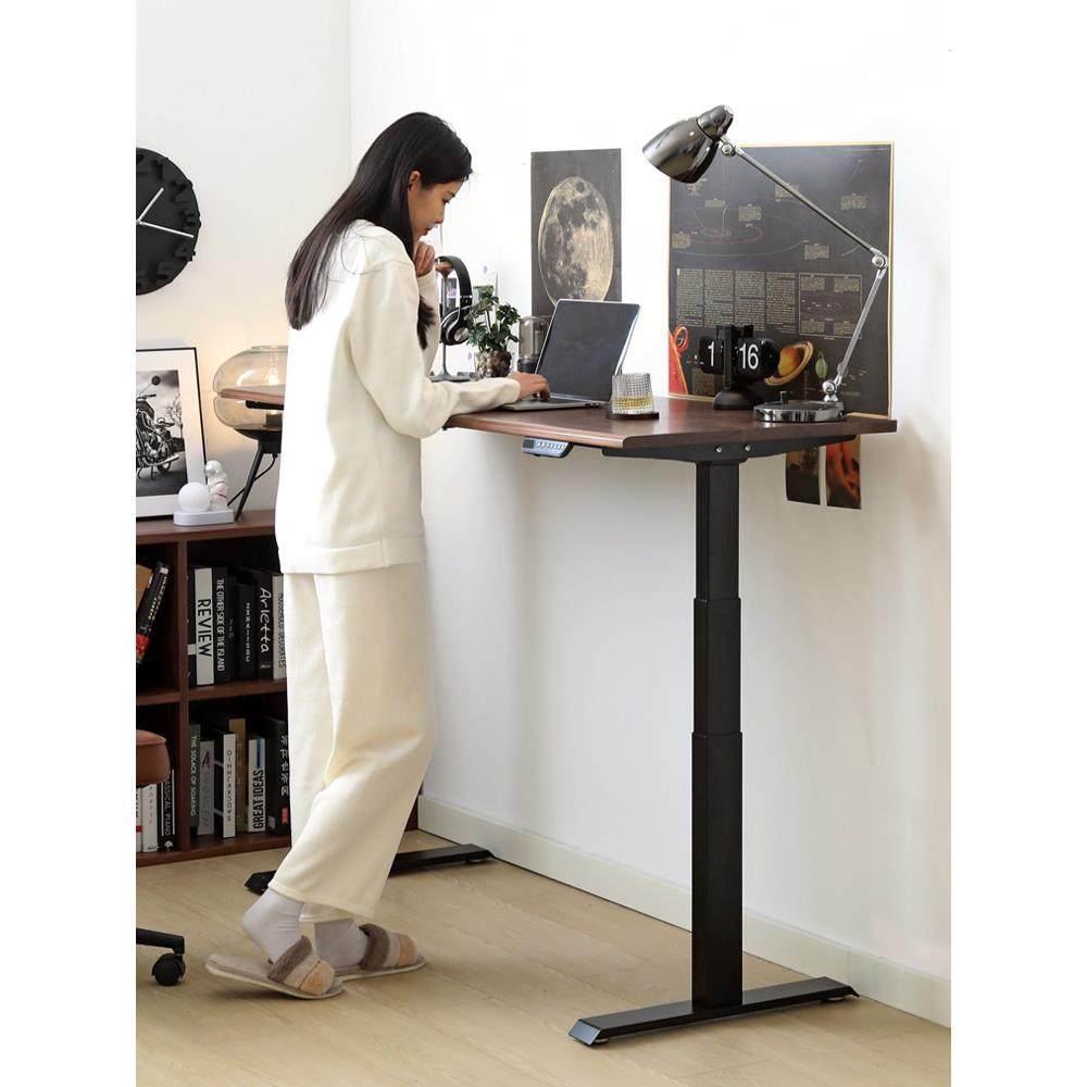 实木电动升降桌子北美黑胡桃木电脑桌智能樱桃家用学习可移动电竞,住宅家具,电动升降桌,淘宝优惠券,粉丝福利购,淘宝优惠卷