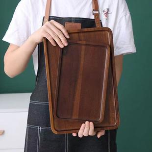 干泡台茶盘小茶台2023新款 黑胡桃木茶盘托盘实木家用简约新中式