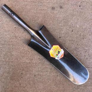 出口窄口木柄加长高碳钢沟渠铲挖树锹可携式手持赶海深挖锹铁锹农