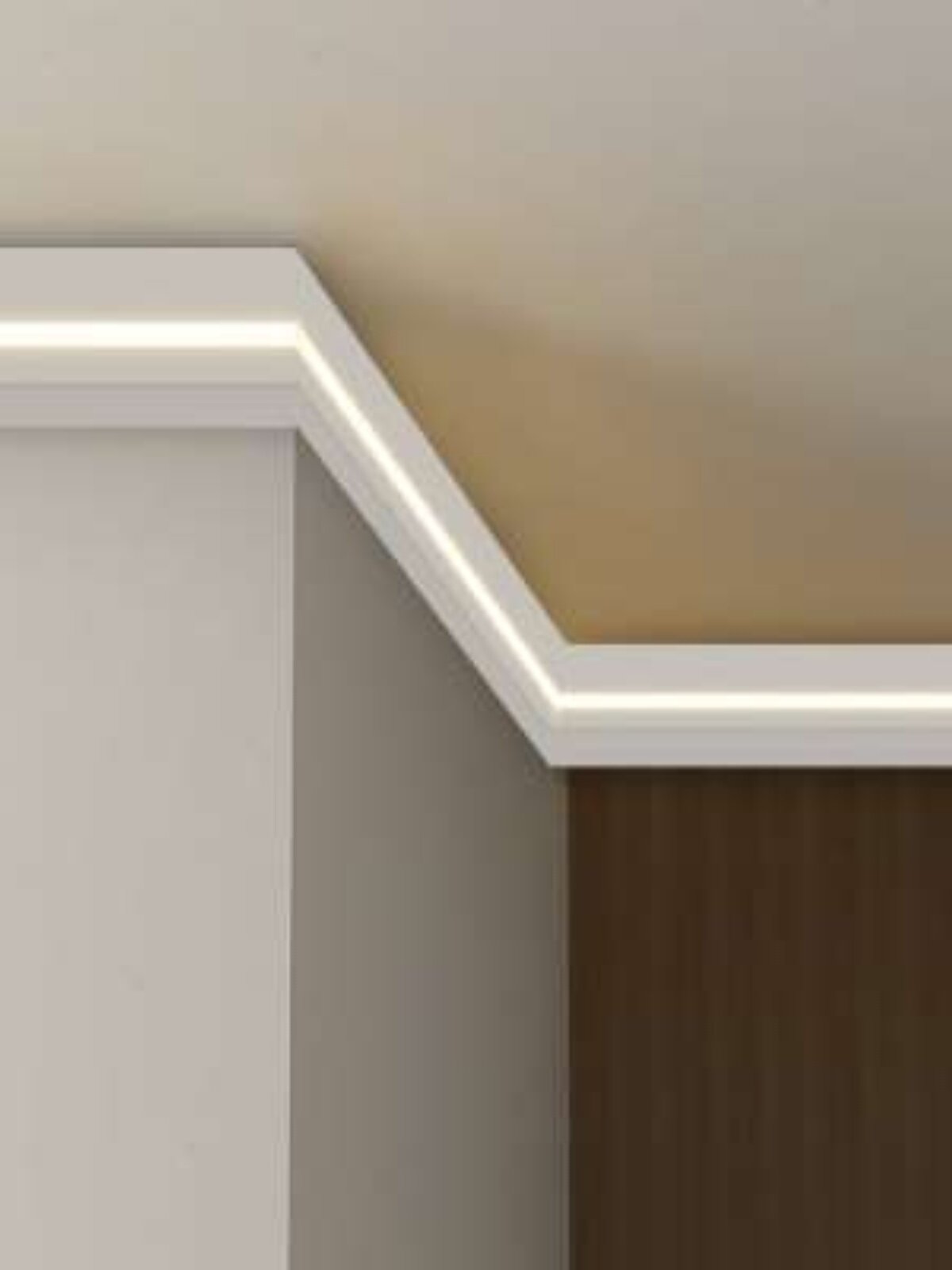 明装双眼皮顶角线灯客厅大气免吊顶免开槽线性灯家用无主灯氛围灯