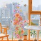 2026新年装 旦过年春节花卉玻璃门贴场景布置 饰烟花窗花静电贴纸元