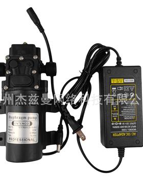 12V60W微型泵自吸红色滴灌套件10M/20M/30M花园植物浇水降温系统