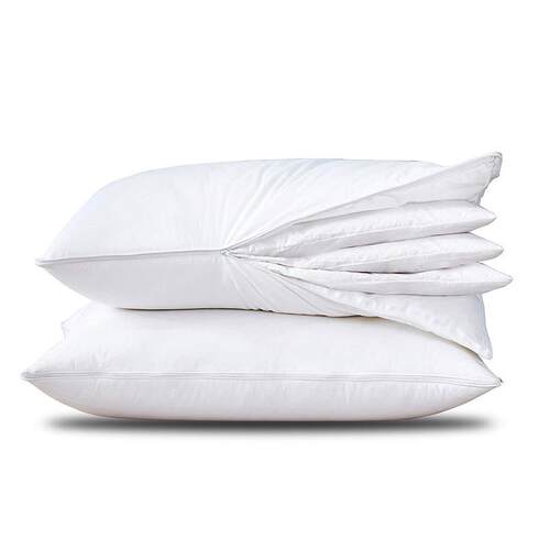 五星级酒店可调节枕头枕芯三层枕夹层枕鹅绒枕内胆羽绒枕pillow