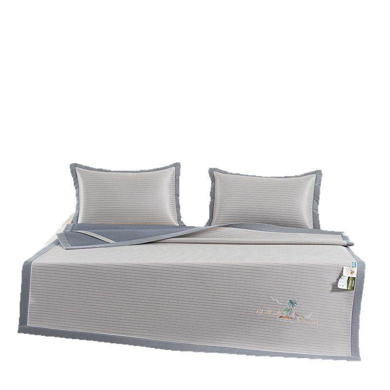 轻奢凉感冰丝凉席母婴级夏季空调软席子可折叠机洗三件套夏天,床上用品,冰丝席,淘宝优惠券,粉丝福利购,淘宝优惠卷