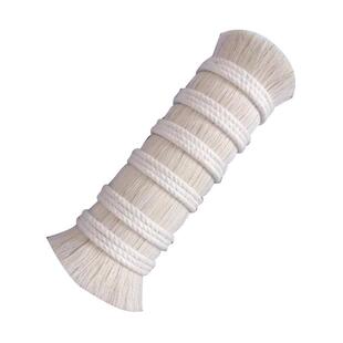 订货白色纯马尾硬毛可制作毛刷琴弦流苏扫帚尺寸要求来电订购