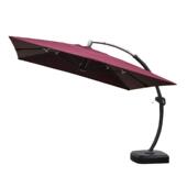 商用铝合金哥伦布大弯伞方形户外罗马伞大型室外广告遮阳庭院伞