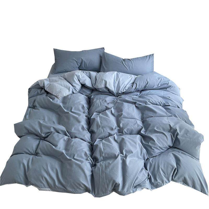 水洗棉四件套清新简约床单被套高级感学生宿舍套件三件套床上用品,床上用品,床品套件/四件套/多件套,淘宝优惠券,粉丝福利购,淘宝优惠卷