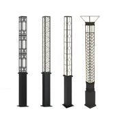 中式 户外方形景观灯3米小区庭院灯园林公园led路灯铁艺庭院灯