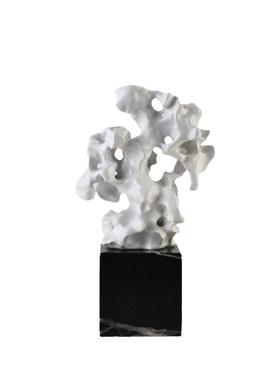 新中式太湖石摆件酒店售楼处客厅混搭假山软装饰品样板房轻奢摆设