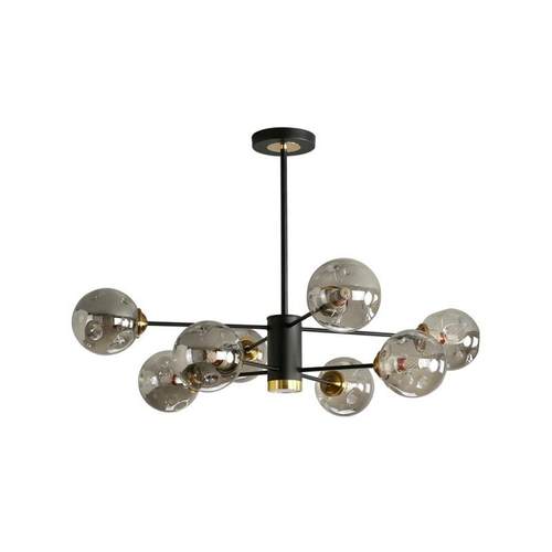 客厅吊灯2025年新款现代简约北欧餐厅灯创意个性轻奢魔豆分子灯具