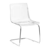 北欧亚克力椅子透明餐椅塑料靠背书桌椅简约现代家用托亚斯餐桌椅