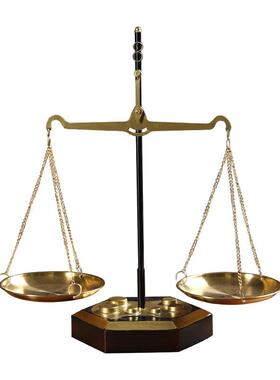 复古怀旧老式手工铁艺天平律师公正公平秤店铺橱窗玄关装饰品摆件