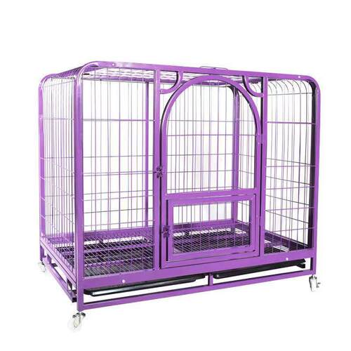 狗笼子中型犬加厚加粗方管大型犬金毛加粗铁笼可折叠狗屋宠物窝