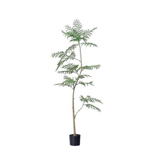 高端仿真蓝花楹假绿植盆栽大型室内客厅落地装饰摆件仿生植物造景