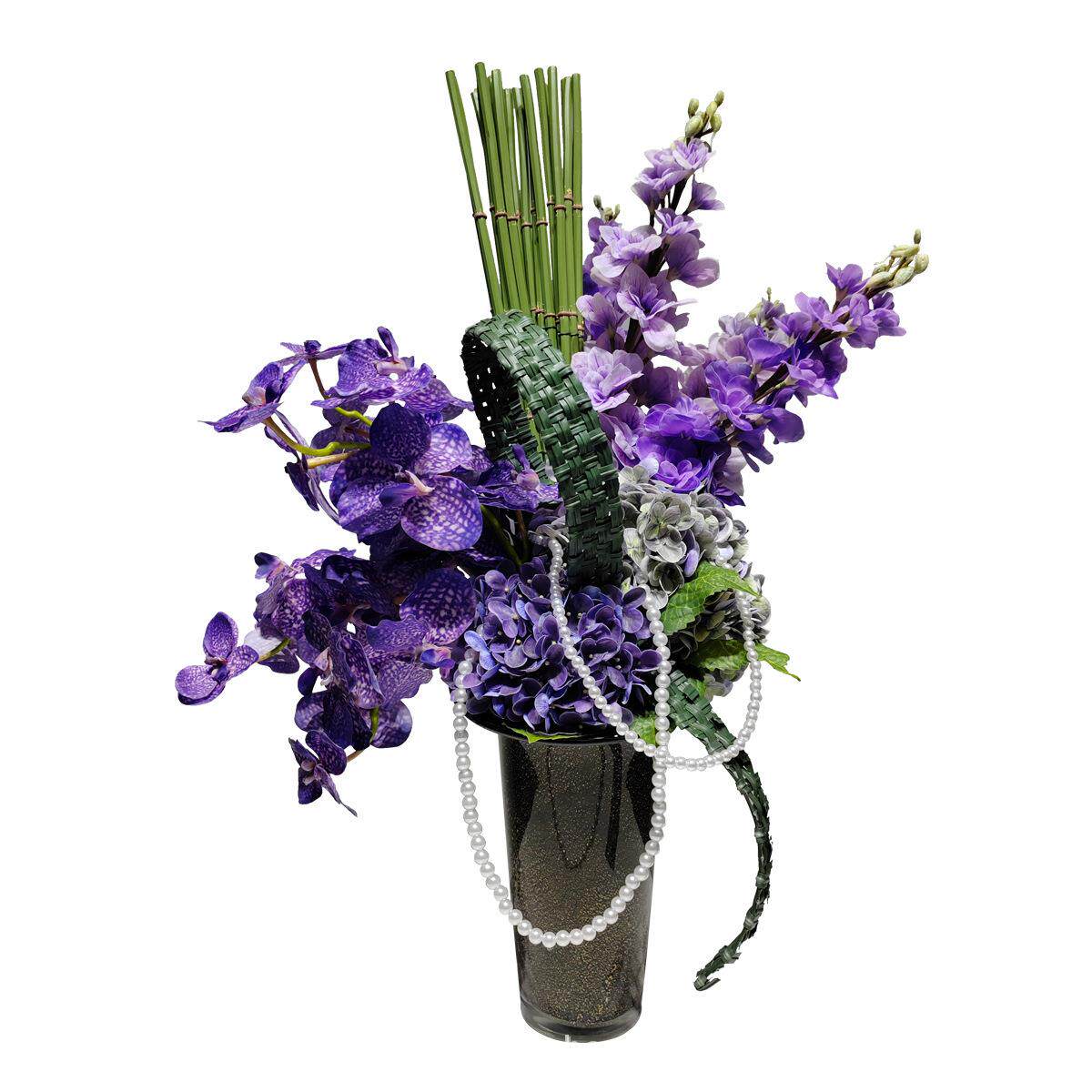 轻奢仿真假花花束客厅新中式玄关插花酒店餐桌摆花茶几装饰花摆件