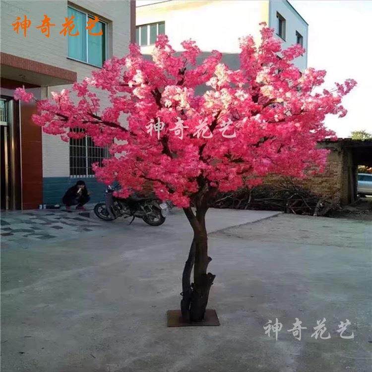 仿真樱花假树日式系桃花商场许愿树新年元旦春节室内装饰造景落地