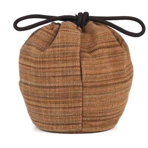 绢纺提花香云纱仕覆袋茶杯袋有品质有调性的主人杯袋