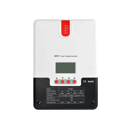 MPPT太阳能板控制器20A30A40A60A光伏系统12V24V48V485高效节能