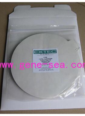 美国Extec 17258 8"(203mm)圆形带背胶(PSA)棉质金相抛光绒