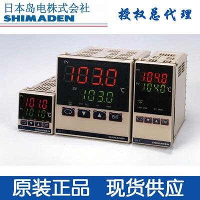 日本岛电SHIMADEN调节器SR1-6Y-1C-A00 6P 6I 6V温控器 PID温控仪