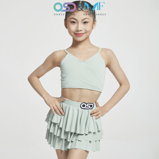 OSD舞服少儿国标拉丁舞服夏季儿童练习服套装集训考级女童练功服