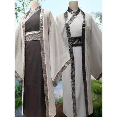 唐宋朝李白苏轼杜甫文人汉服孔孟袍男士诗人书生影视话剧演出服装