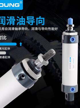 XYOUNG气动MAL50X75-CA铝合金迷你气缸MAL50*100-S带磁迷你气缸