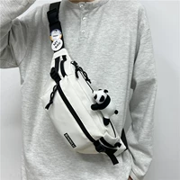 Белые [два значка+два панда бруки]