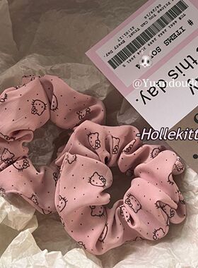 其他家发绳布甜美韩妹kitty发饰