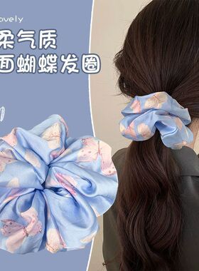 发绳布甜美森系大肠新款女高发饰
