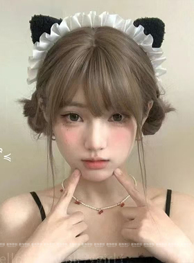 猫咪女仆发箍双面洛丽塔可爱Lolita猫女kc配饰少女猫耳头箍发饰