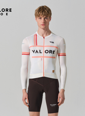 VALOREAOE公路车骑行服透气速干男士长袖上衣春夏2026新款彩格颂