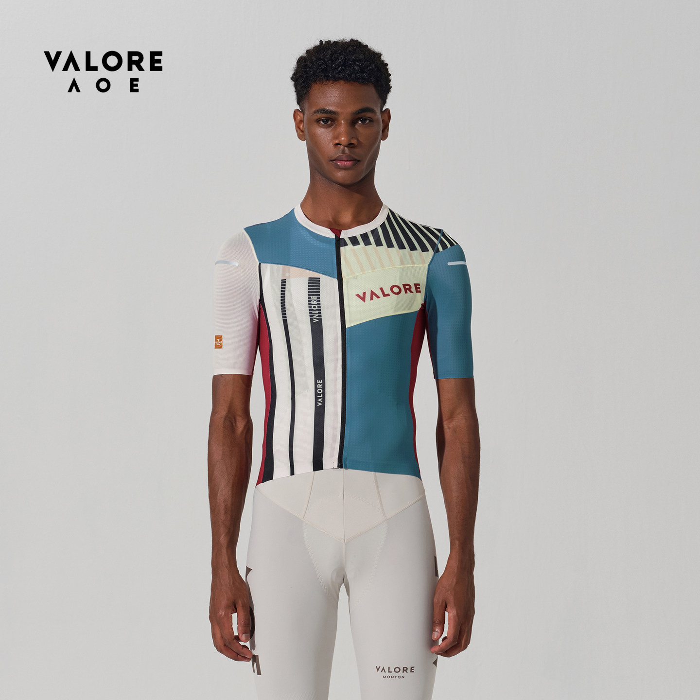 VALOREAOE骑行短袖上衣公路车透气男士户外运动装备春夏新款炫格