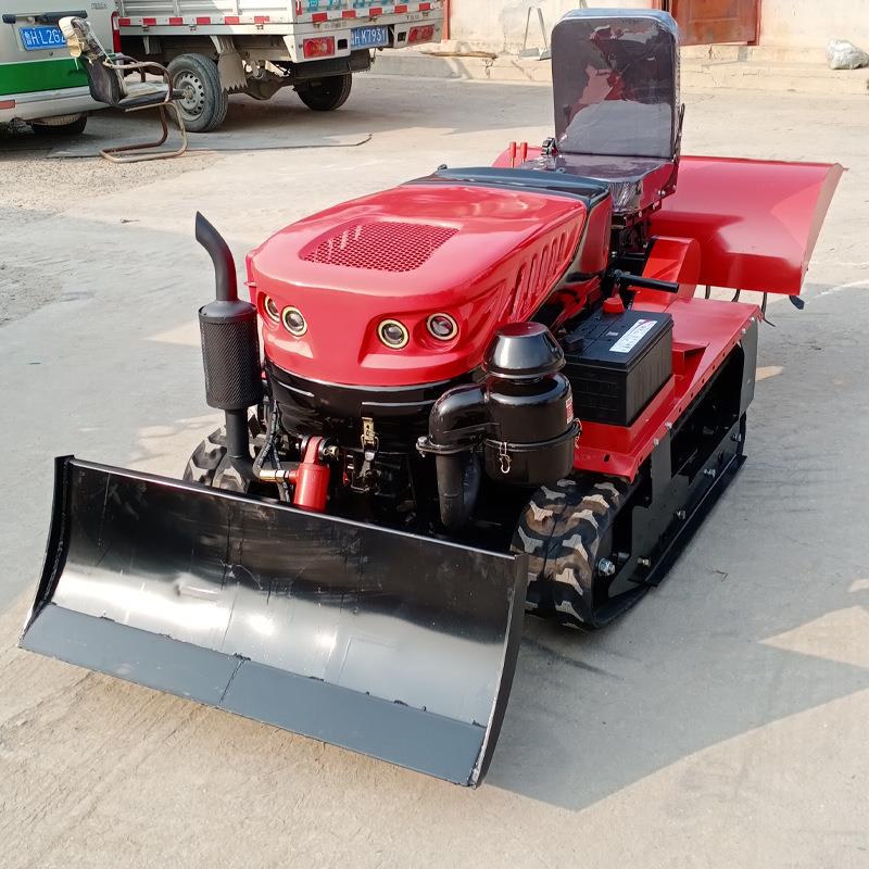 货50履马力小型带旋现种耕机 果园一机多用管理机HT-5 抓木推土播