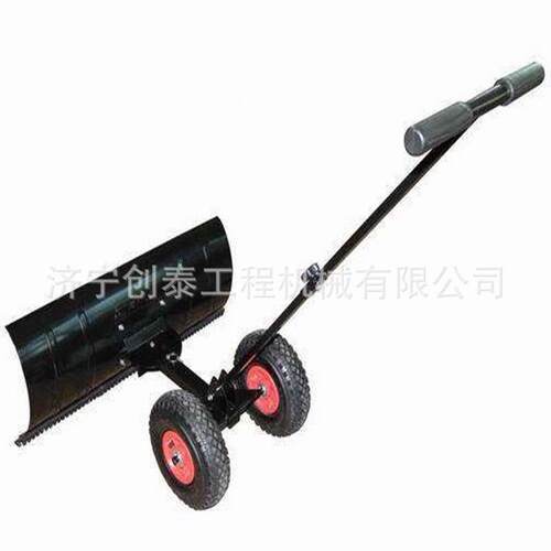轮式推雪铲推轮式推政板车用推592便携手式除市和环境卫生机械