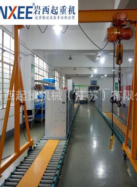 重工厂用起机设备电动式1龙门架吨门起式重机起重HET设备