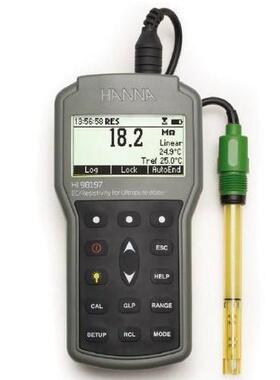 哈纳HI98197超纯水电导率测试仪EC-TDS-电阻率-NaCl-温度测定仪
