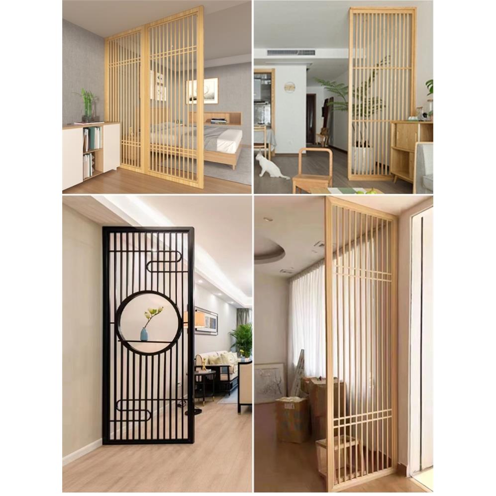 仿古木雕门窗镂空玄关雕花吊顶实木花格屏风新中式隔断电视背景墙